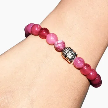 Singh Rashi Bracelet, Leo Stone Bracelet, सिंह राशि स्टोन ब्रेसलेट, Leo Crystal Bead Bracelet