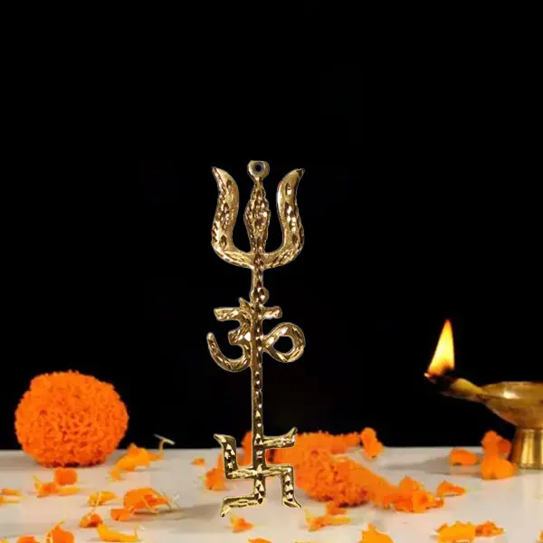 Om Swastik Trishul Yantra