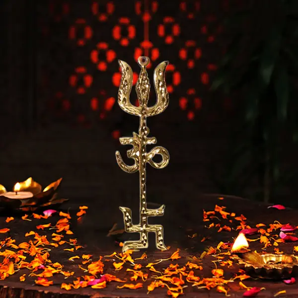 Om Swastik Trishul Yantra