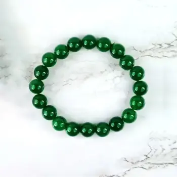 Hara Hakik Bracelet, Green Hakik Bracelet, Green Agate Bracelet, हरा हकीक ब्रेसलेट