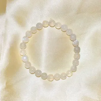 Chand Stone Bracelet, Moon Stone Bracelet, Moon Bead Bracelet, चंद्र स्टोन ब्रेसलेट