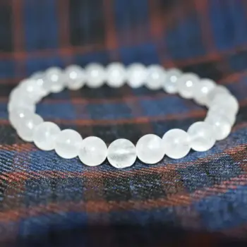 Chand Stone Bracelet, Moon Stone Bracelet, Moon Bead Bracelet, चंद्र स्टोन ब्रेसलेट