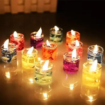 Jar Gel Candles (ग्लास जेल मोमबत्तियाँ)