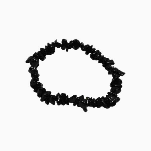Kala Stone Bracelet, black stone bracelet, Black Stone Cut Bracelet, काला स्टोन ब्रेसलेट