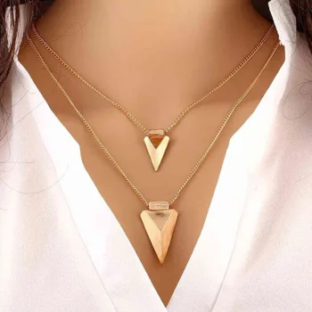 Golden Triangle Pendant (त्रिकोण लॉकेट)