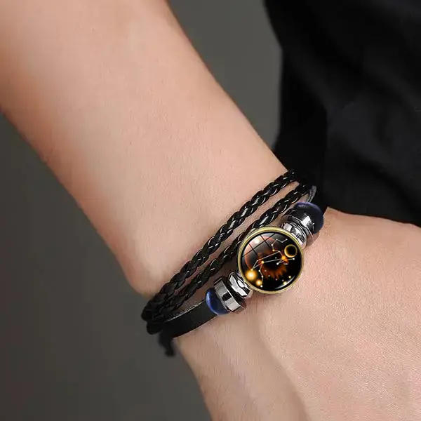 Leo Leather Bracelet