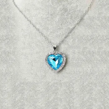 Crystal Heart Necklace (दिल लॉकेट)