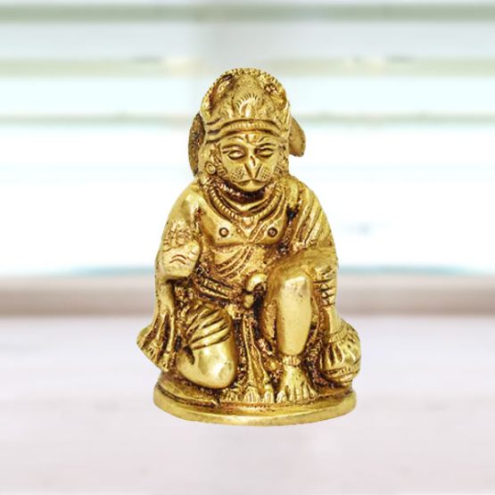 Hanuman Idol, Hanuman Statue, Brass Hanuman Murti