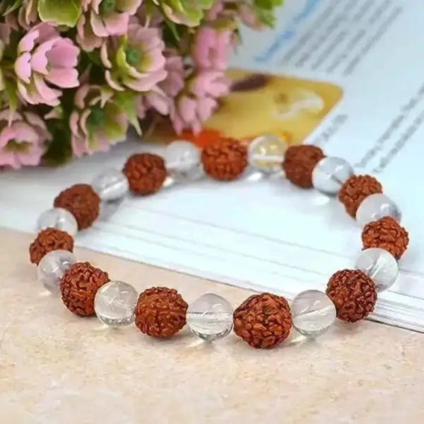 Crystal Rudraksh Bracelet