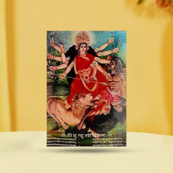 Mata Durga Wooden Frame, Mata Durga Frame, Durga Photo Frame, Durga Frame, Durga Mata Picture Frame