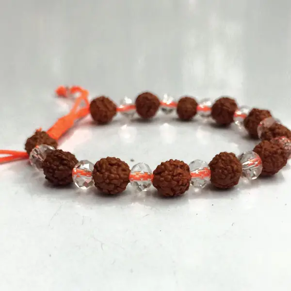 Rudraksha Crystal Bracelet