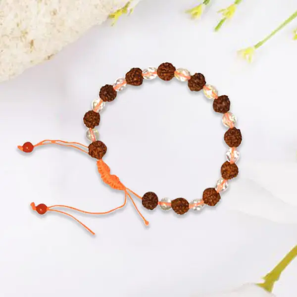 Rudraksha Crystal Bracelet