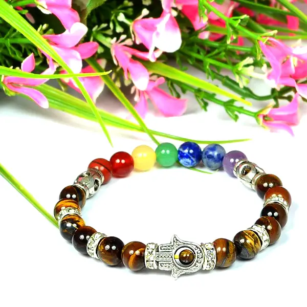 Seven Chakra Beads Bracelet