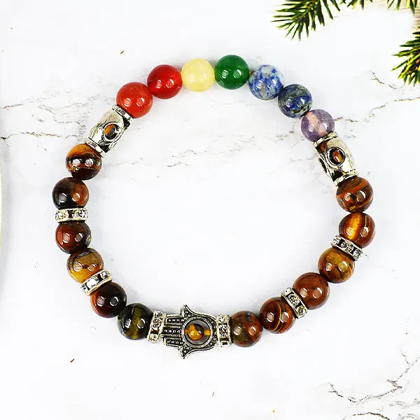 Seven Chakra Beads Bracelet