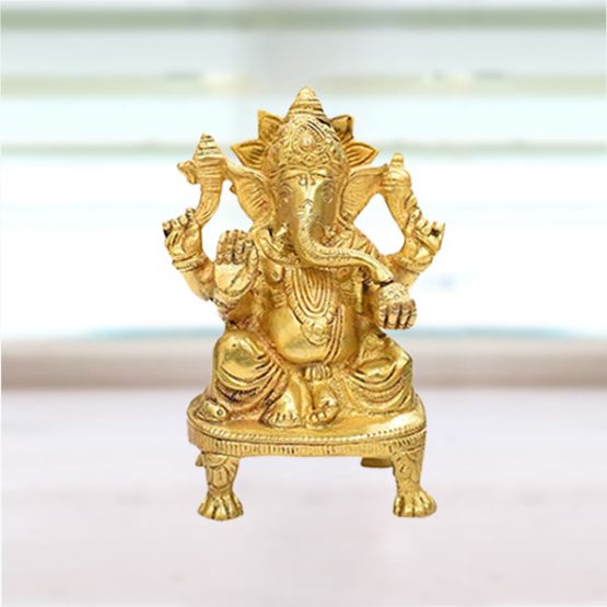 Brass Ganesh Idol, Brass Ganesh Murti, Brass Ganesh Statue