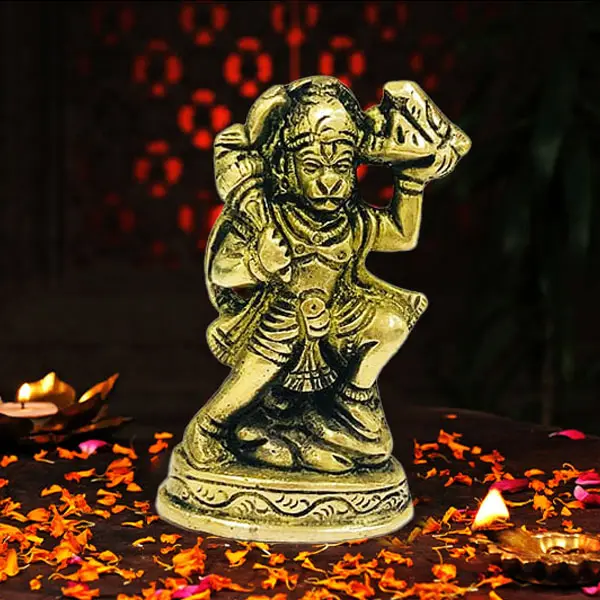 Brass Hanuman Idol