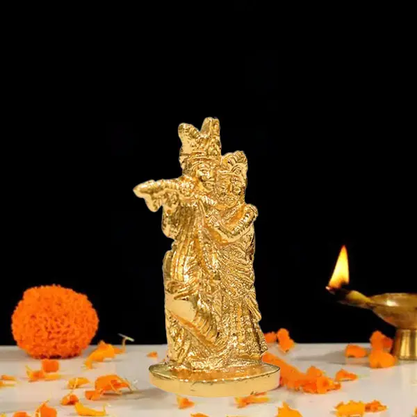 Brass Radha Krishna