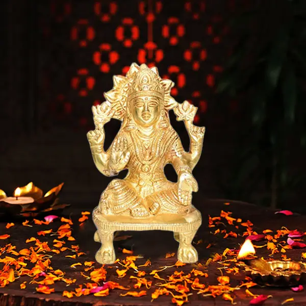 Laxmi Brass Idol