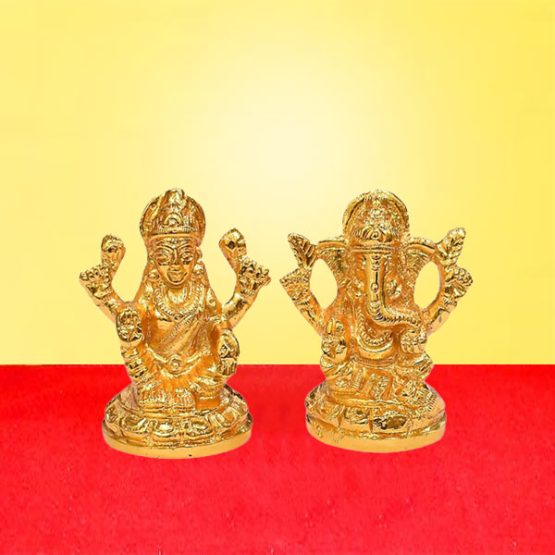 Laxmi Ganesh Brass Statue, Laxmi Ganesh Pital Statue, Lakshmi Ganesh Pital Murti