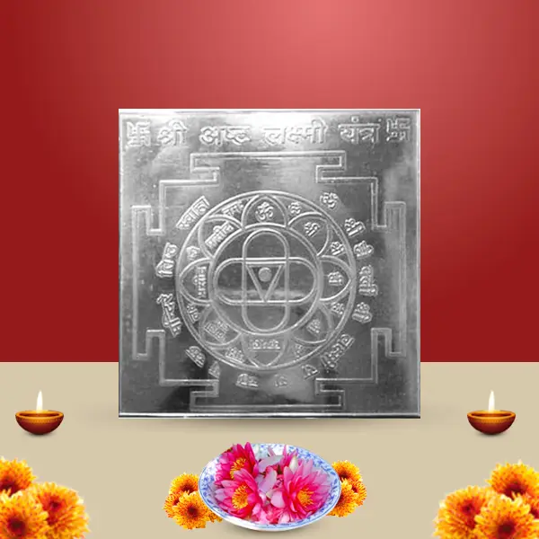 Ashatlaxmi Silver Yantra