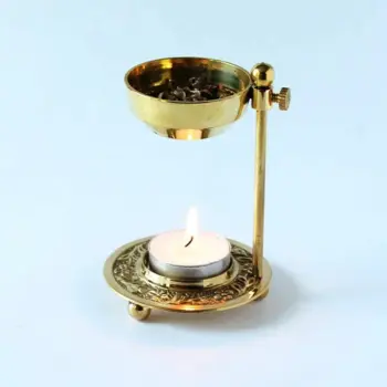 Brass Camphor Lamp Burner (ब्रास कपूर लैंप)