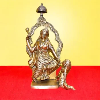 Baglamukhi Brass Murti (माँ बगलामुखी मूर्ति)