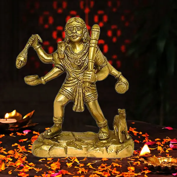 Bhairav Brass Murti