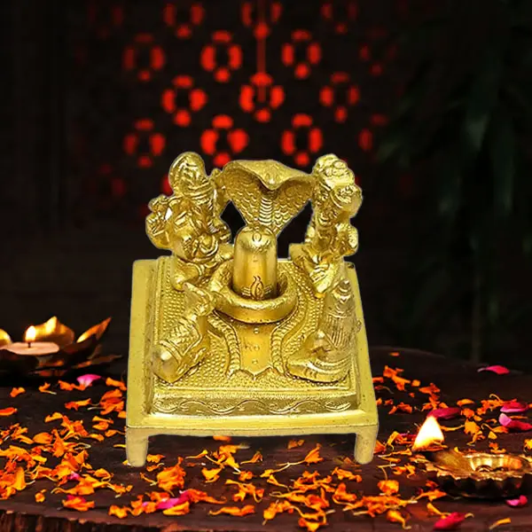 Shiv Parivar Brass Set