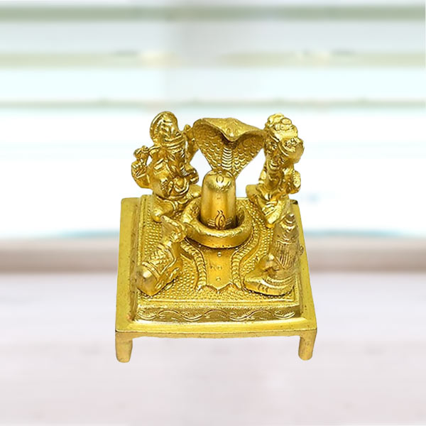 Shiv Parivar Brass Set, Shiv Parivar Brass Idol, Shiv Parivar Set Plate