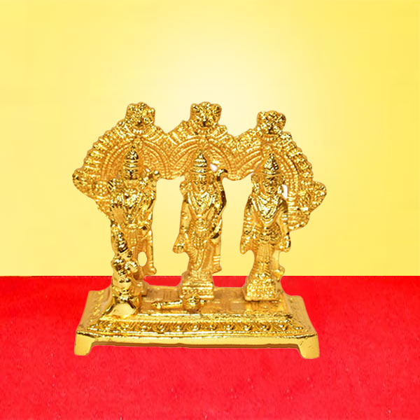 Ram Darbar Brass Murti, Ram Darbar Puja Idol, Ram Parivar Pital Murti