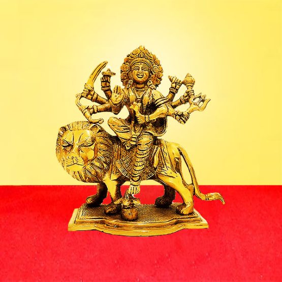Brass Durga Maa Statue, Pital Durga Maa Idol