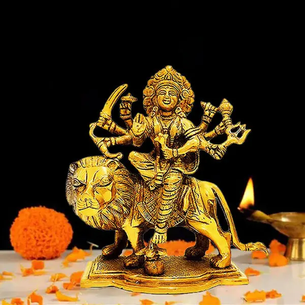 Brass Durga Maa Statue