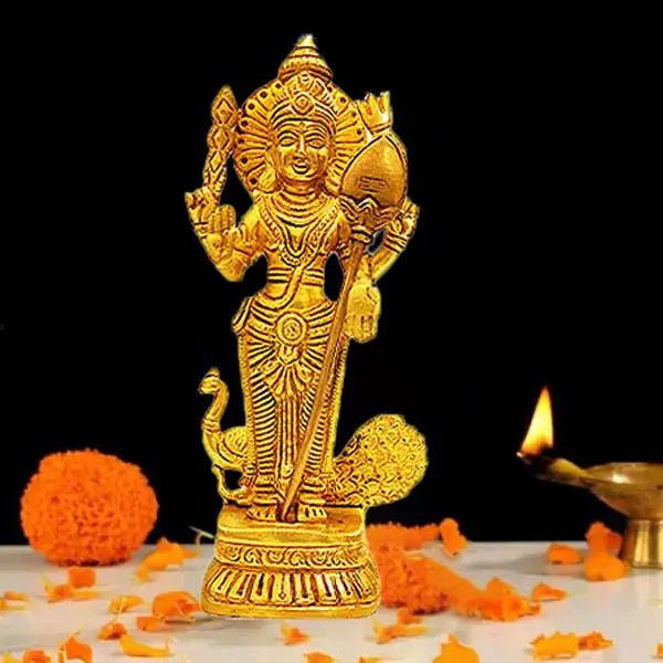 Brass Murugan Idol