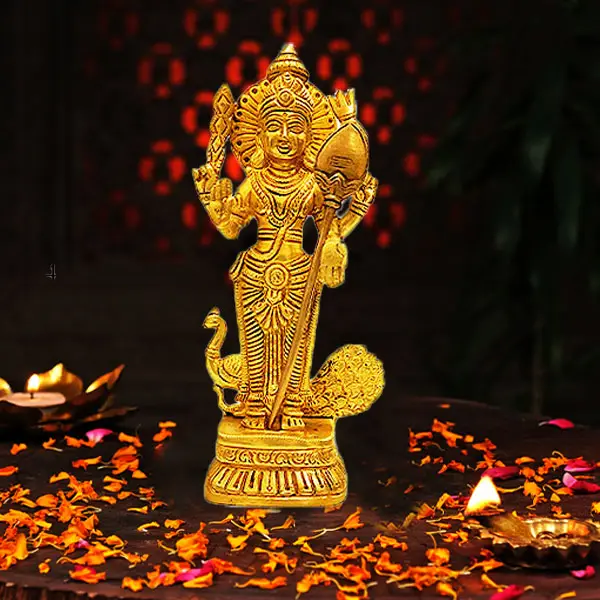 Brass Murugan Idol