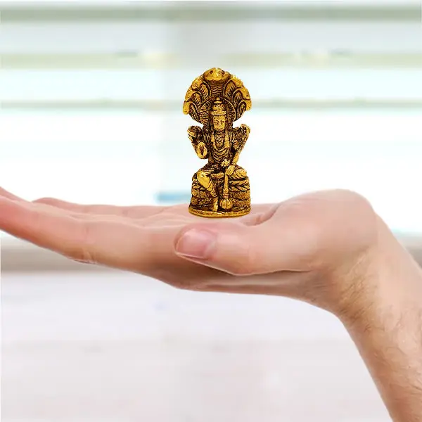 Brass Vishnu Idol