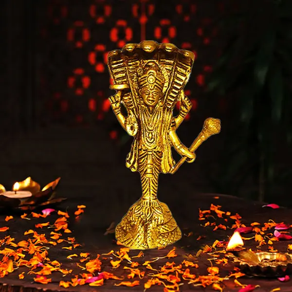 Brass Vishnu Statue