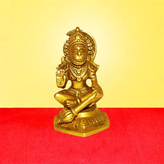 Hanuman Murti Brass, Hanuman Pital Statue, Hanuman Murti Pital