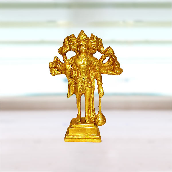 Five Face Hanuman Statue, Panchmukhi Hanuman Pital, Panchmukhi Hanuman Brass