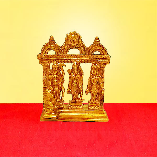 Ram Parivar Brass Statue, Ram Darbar Pital Murti, Ram Darbar Pital Idol