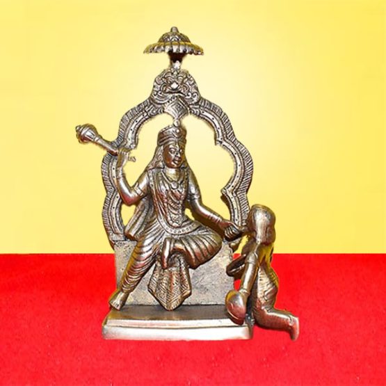 Pitambara Statue, Baglamukhi Brass Statue, Baglamukhi Brass Idol