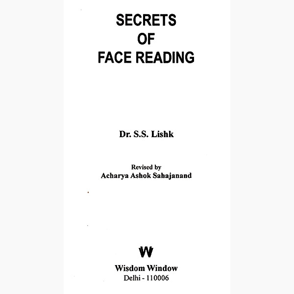 Secrets of Face Reading Book, फेस रीडिंग पुस्तक, Secrets of Face Reading Kitab