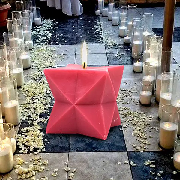 3D Star Candle