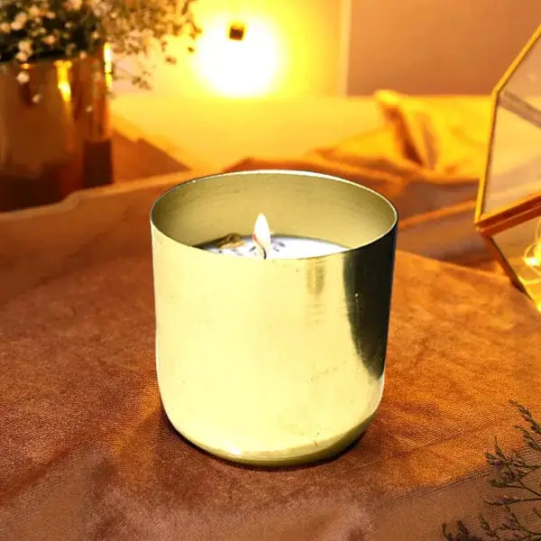 Brass Jar Candle