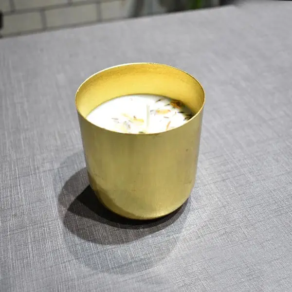 Brass Jar Candle