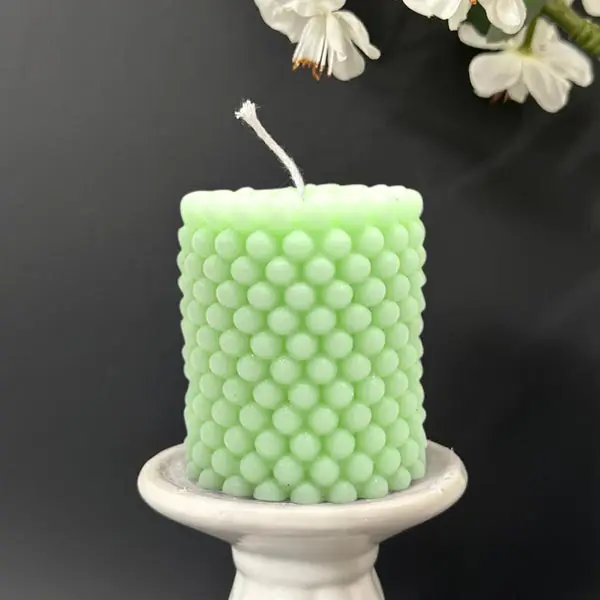 Bubble Pillar Candle