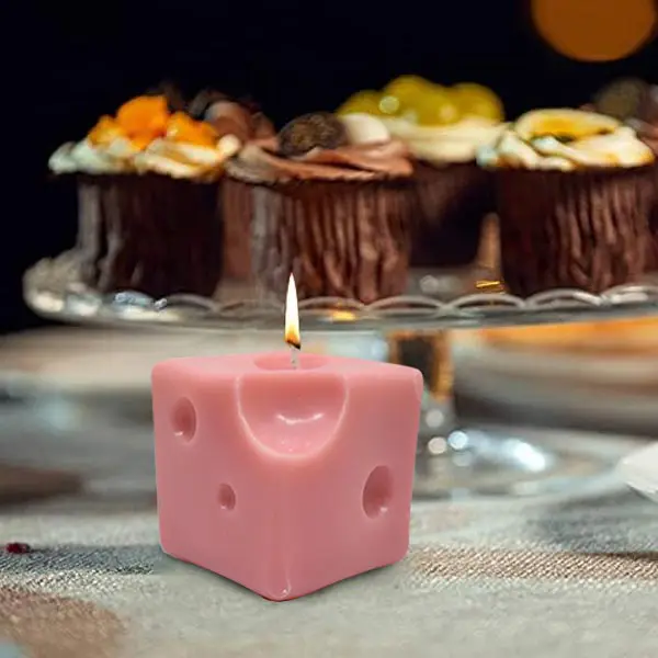 Cheese Shaped Candle