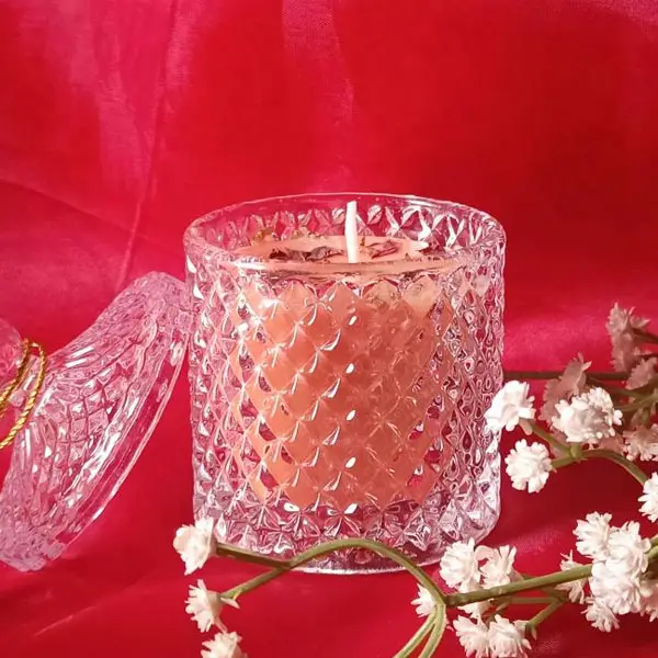 Crystal Glass Jar Candle