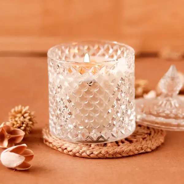 Crystal Glass Jar Candle