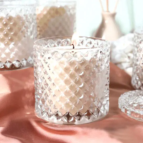 Crystal Glass Jar Candle