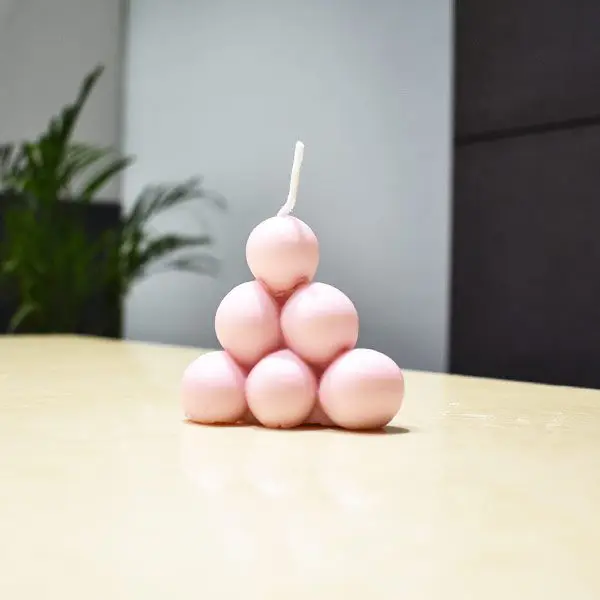 Pyramid Bubble Candle